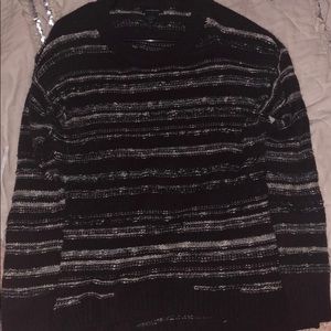 Burgundy and white Calvin Klein sweater